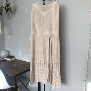 NWT Free People Bari Knit Maxi Skirt